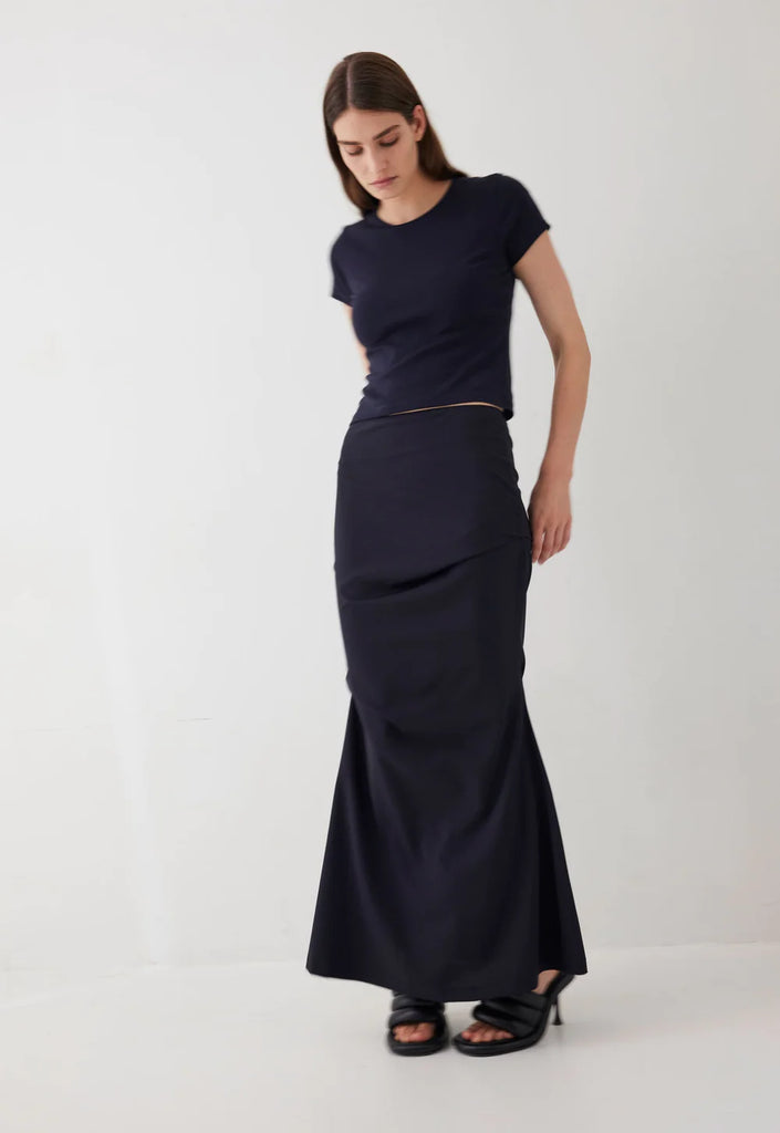 Jac + Jack Vector Skirt Darkest Navy| Halcyon Atelier