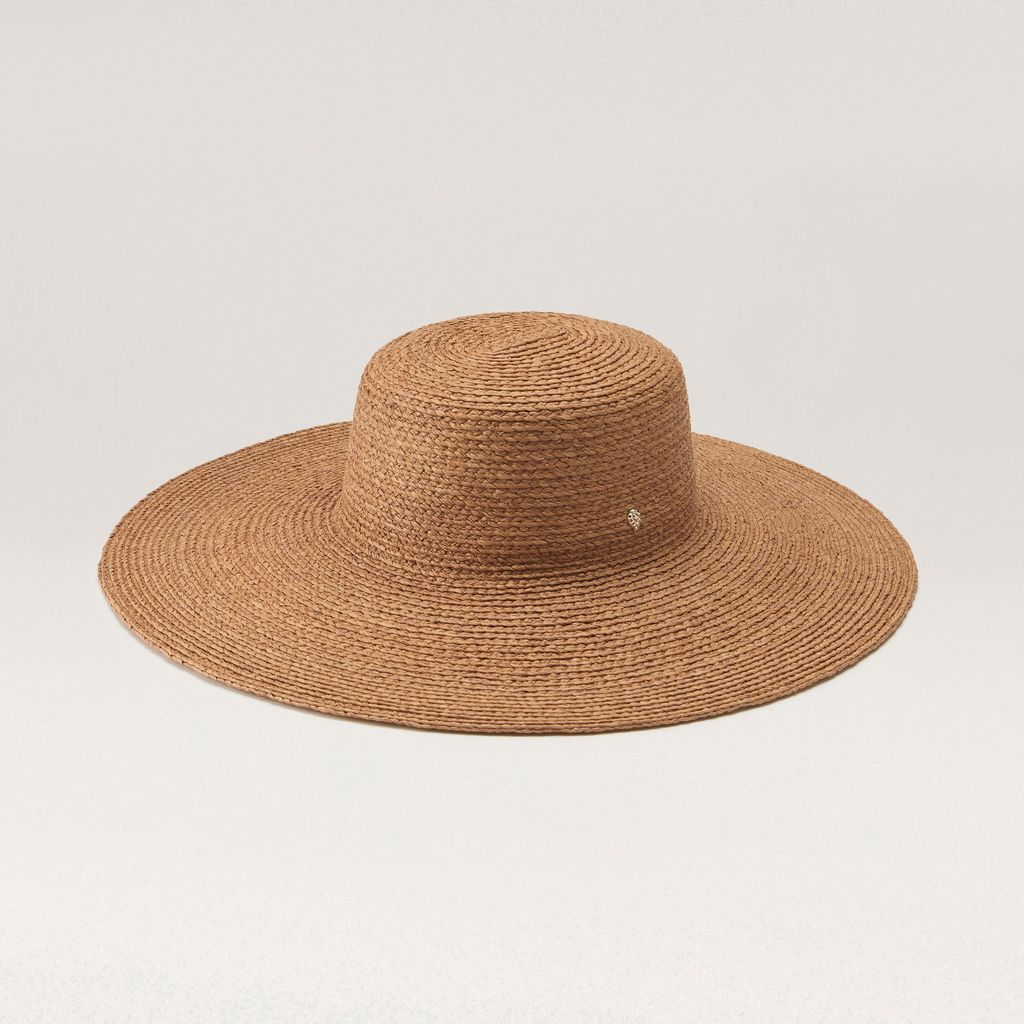 Nathalia Raffia Braid Hat Nougat