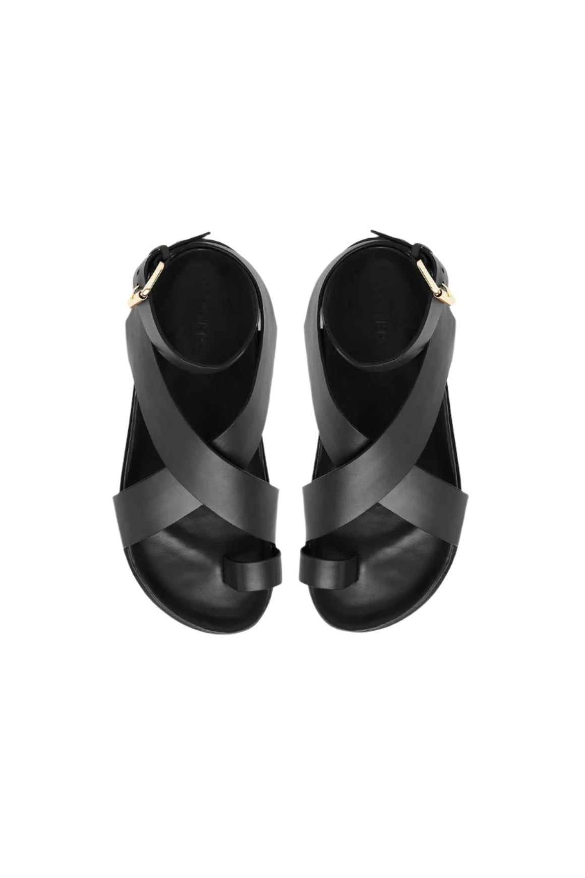 A.Emery The Jalen Sandal - Black | Halcyon Atelier