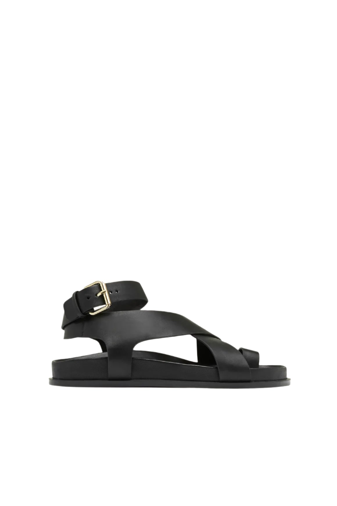 A.Emery The Jalen Sandal - Black | Halcyon Atelier