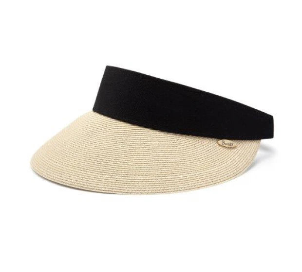 BRONTE Evy Visor- natural/black Halcyon Atelier