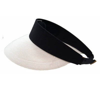 BRONTE Evy Visor - white/black Halcyon Atelier