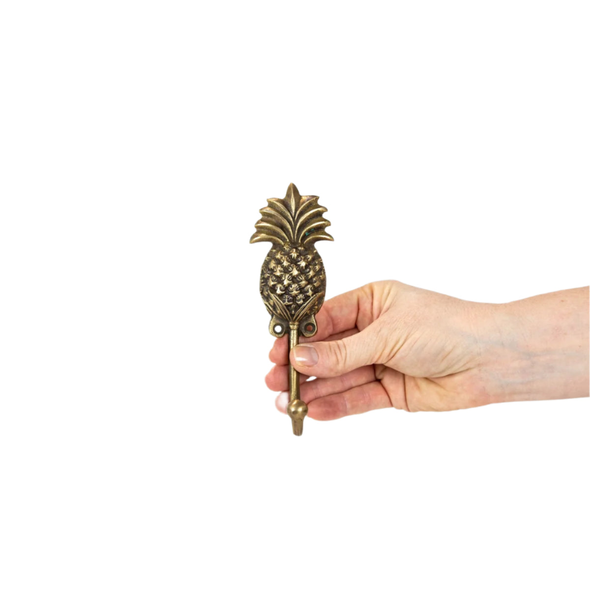 Brass Pineapple Hook Small
