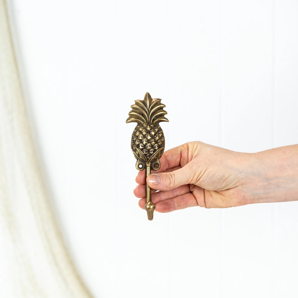 Brass Pineapple Hook Small