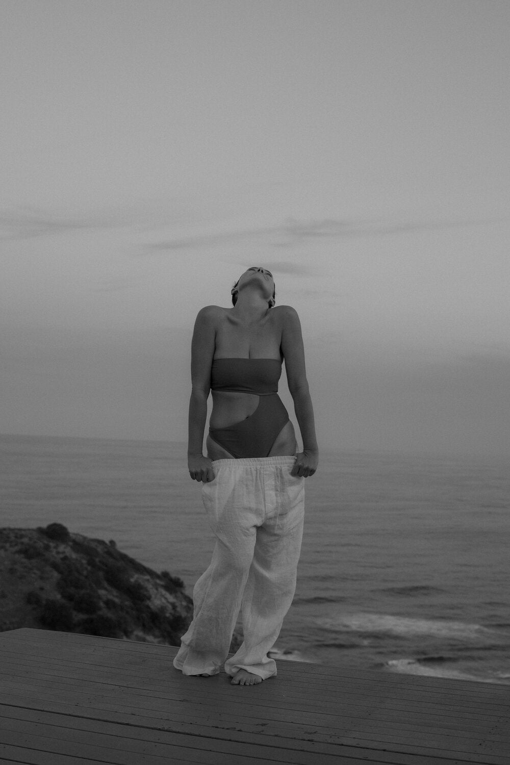 The Cut Out One Piece Chocolate & Black