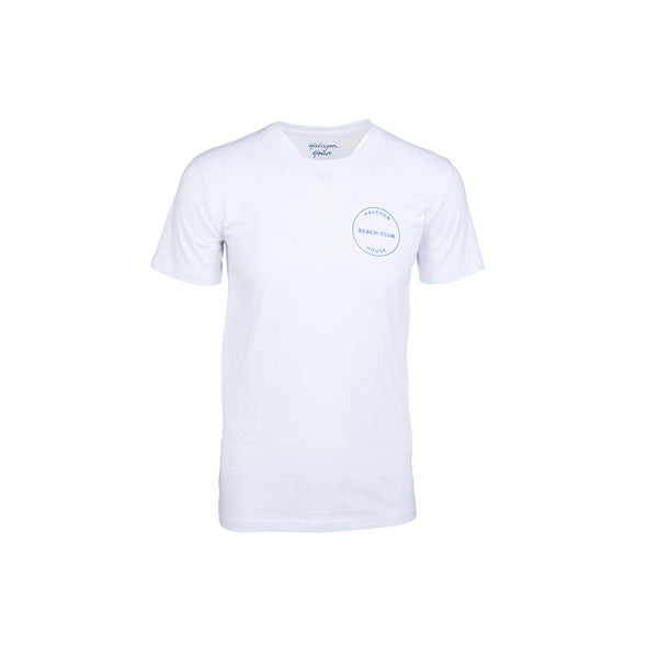 Halcyon House Men Beach Club T-Shirt White