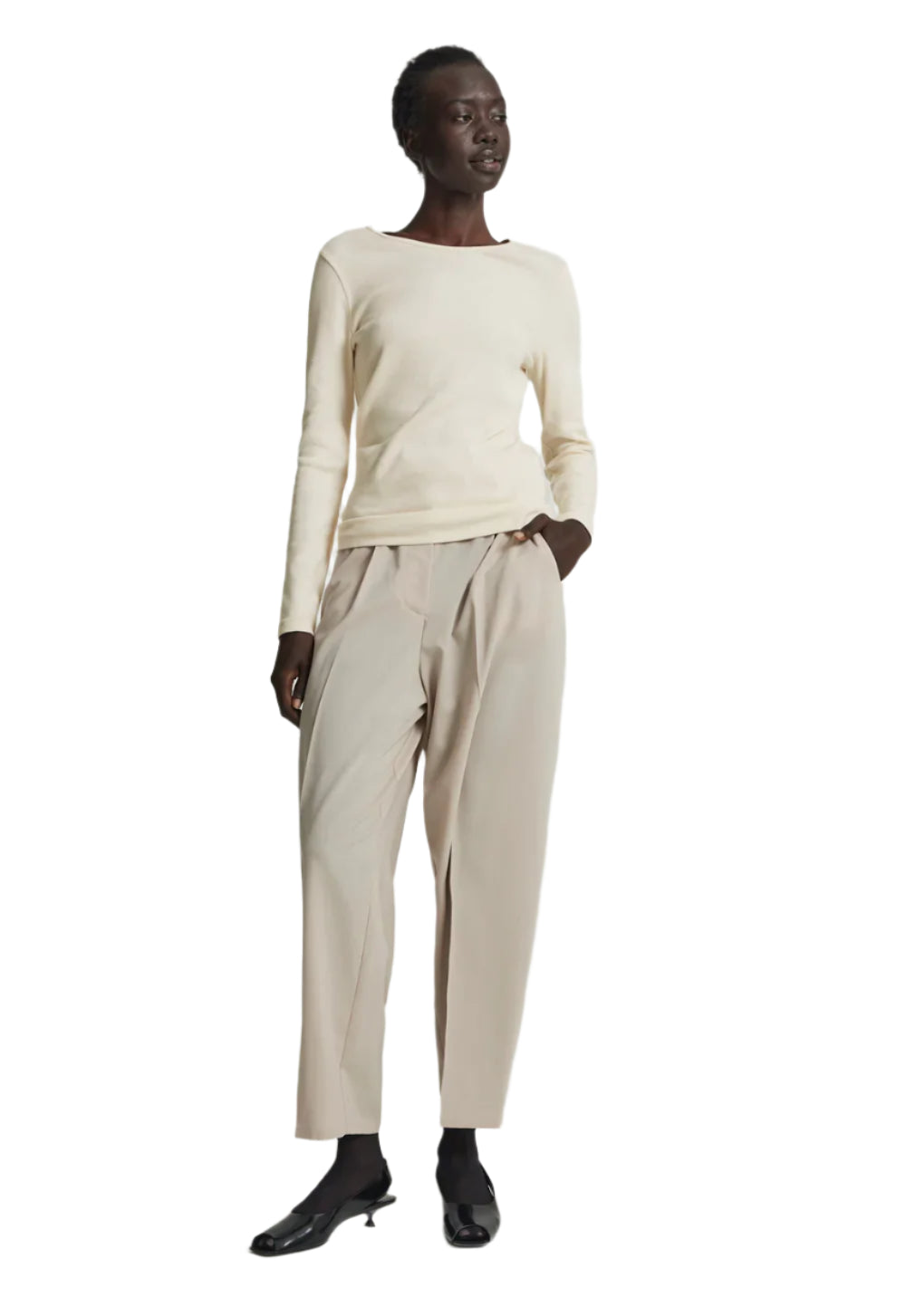 Jac + Jack Vere Long Sleeve Tee Whisper Halcyon Atelier