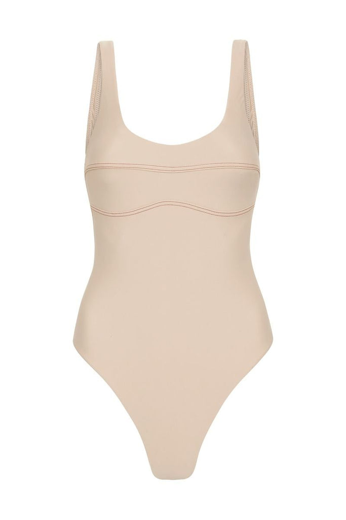 Innes Lauren The Contrast One Piece Nude | Halcyon Atelier