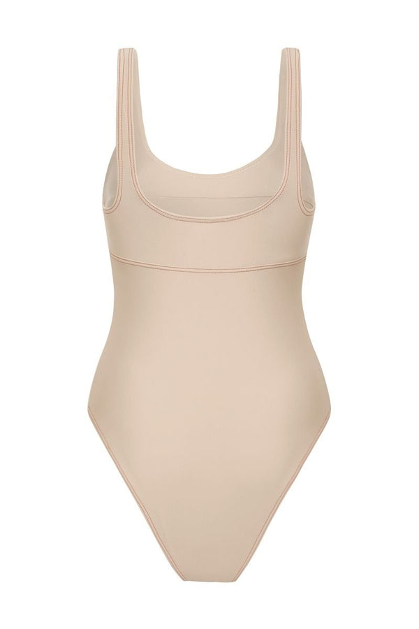 Innes Lauren The Contrast One Piece Nude | Halcyon Atelier