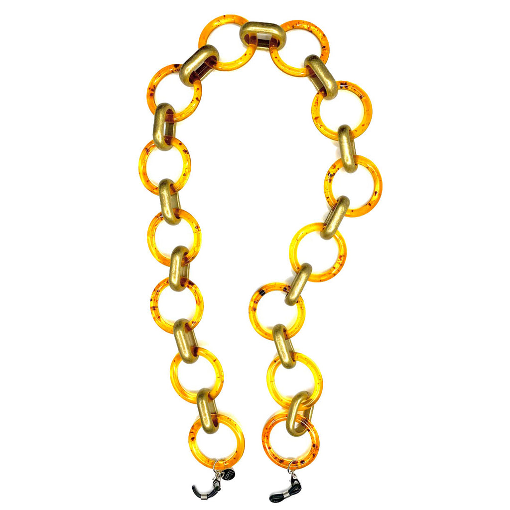 Goddess Chain Amber Gold